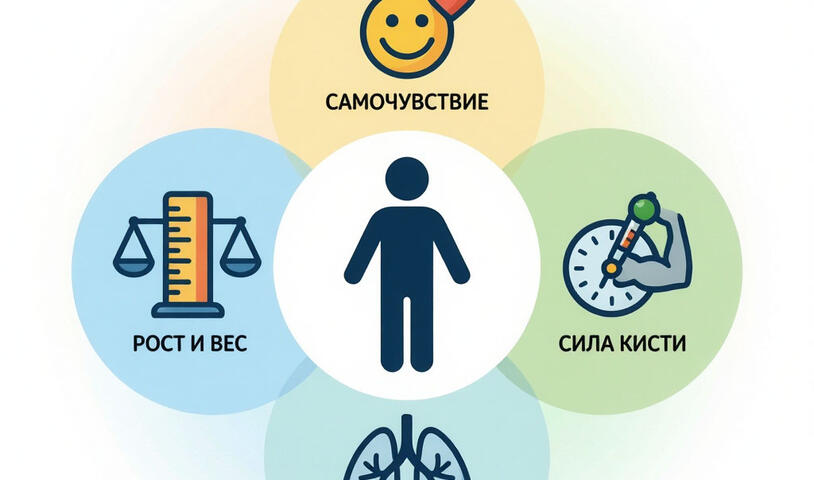Результаты оценки эффективности оздоровления в СОК «Зелёные горки» в 1-й смене